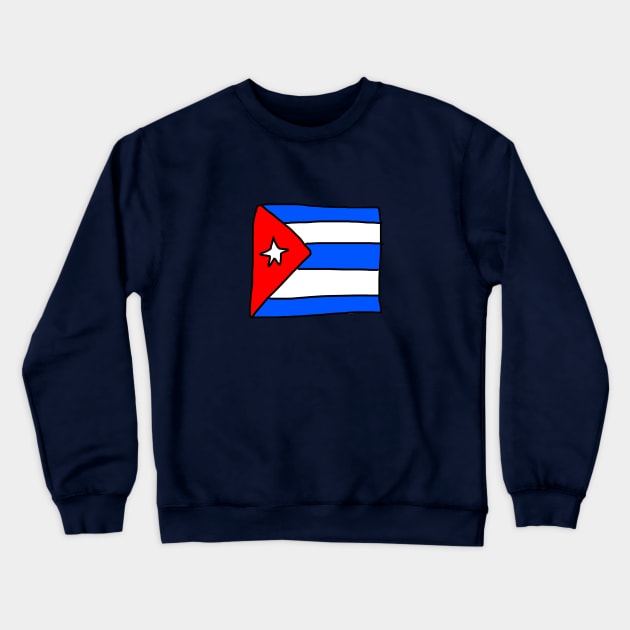 Cuban Flag Crewneck Sweatshirt by VazMas Design